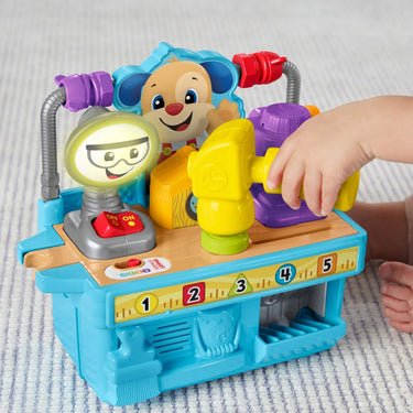 fisher price laugh and learn busy learning tool bench